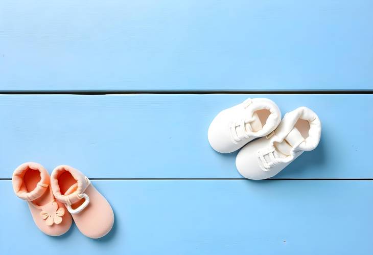 Cute Twins A Baby Shower Concept Featuring Shoes and Socks